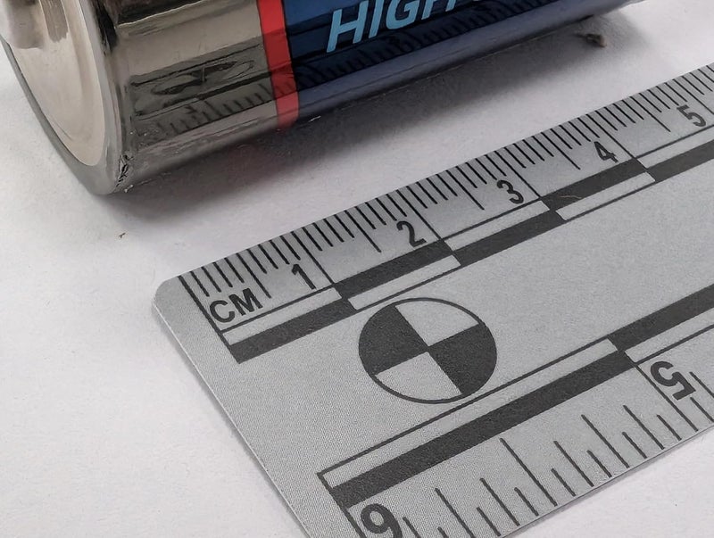 Crime Scene Professional Evidence Photography Scale, 10-Pack, 15cm/6inch Vinyl Rulers with Reference Circles, Dual Measurement (Grey) - Image 5